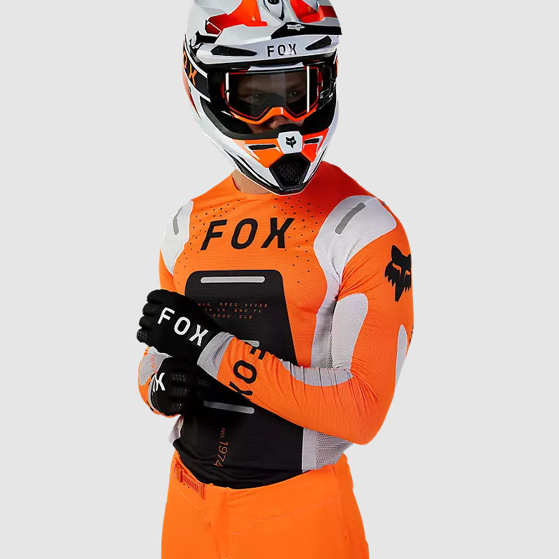 Polera Moto Flexair Magnetic Naranjo Fox