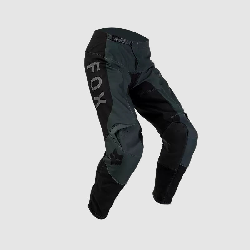 Pantalon Fox Moto 180 Nitro Gris para Moto Oscuro