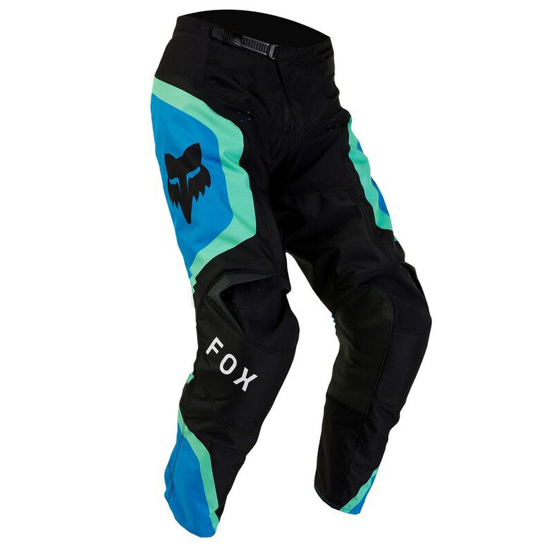 Pantalon Fox Moto Niño 180 Ballast para Moto Negro/Azul