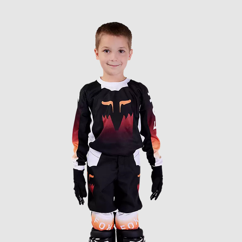 Polera Moto Infantil 180 Flora Negro Fox