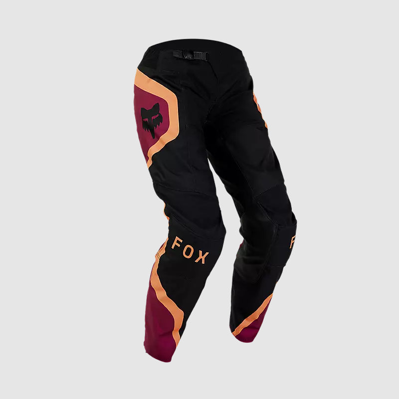 Pantalon Fox Moto Mujer 180 Ballast para Moto Burdeo/Naranjo