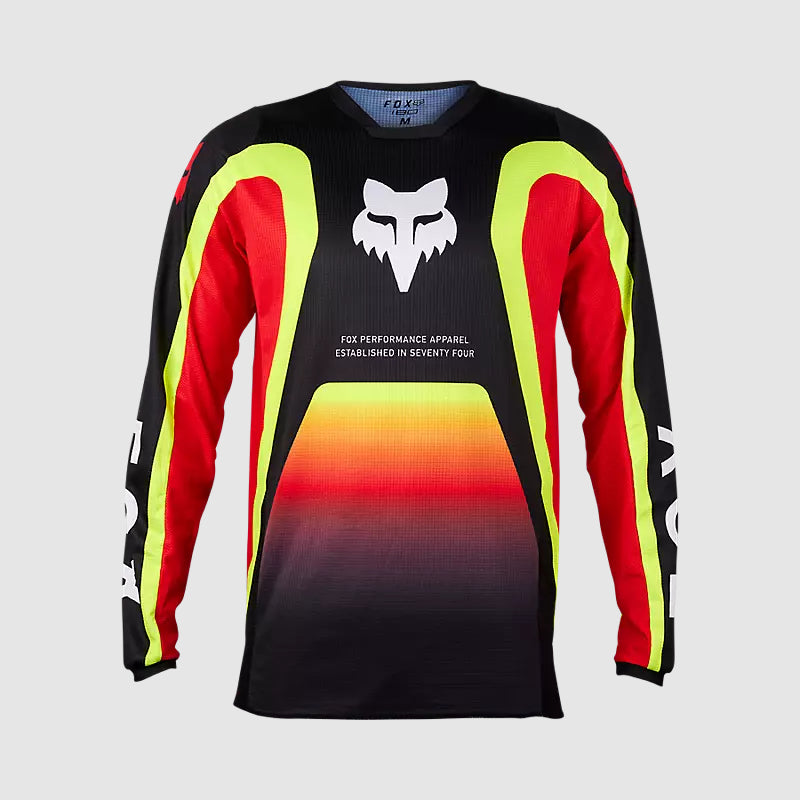 Polera Moto 180 Ballast Rojo/Amarillo Fox