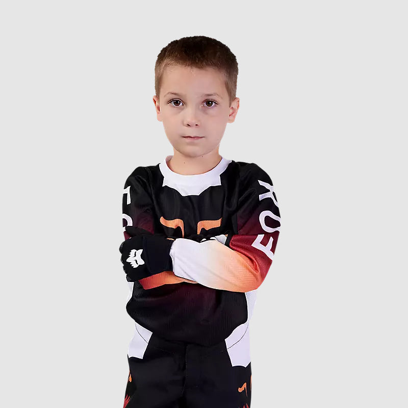 Polera Moto Infantil 180 Flora Negro Fox