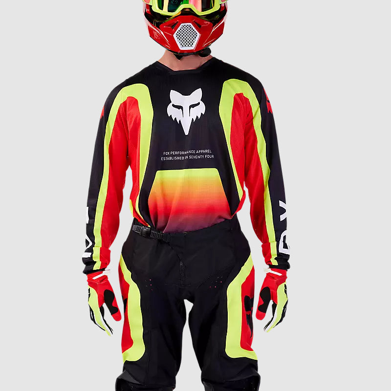 Polera Moto 180 Ballast Rojo/Amarillo Fox