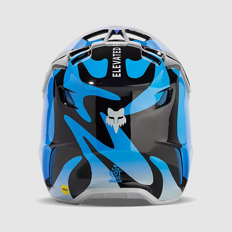 Casco Moto V3 Magnetic Negro/Morado Fox