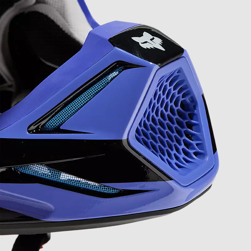 Casco Moto V3 Magnetic Negro/Morado Fox