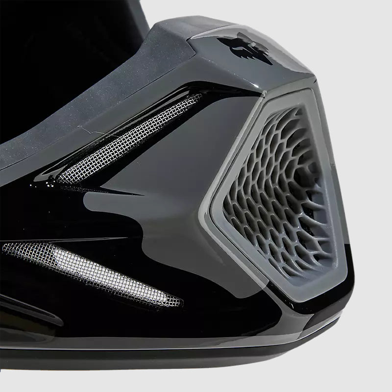 Casco Moto V3 Revise Negro/Gris Fox