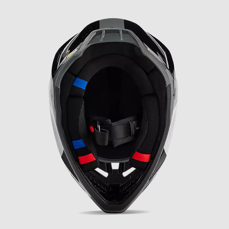 Casco Moto V3 Revise Negro/Gris Fox