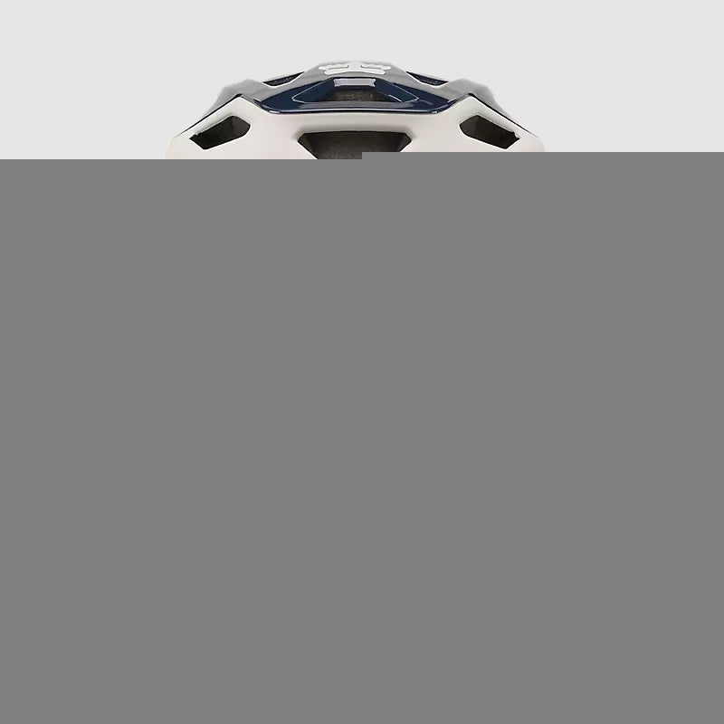 Casco Bicicleta Crossframe Pro Blanco Hueso/Petroleo Fox