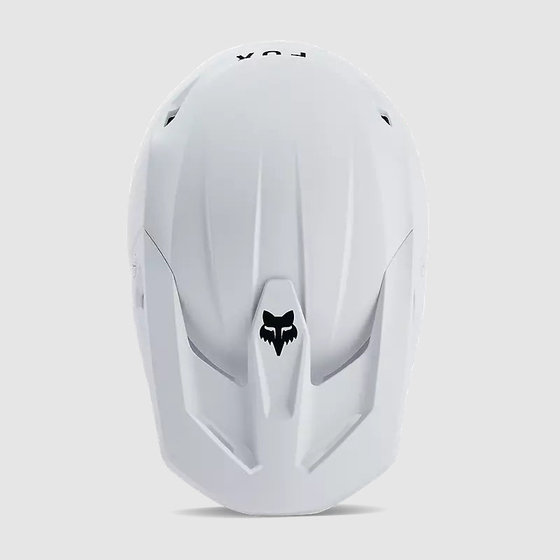 Casco Moto V1 Solid Blanco Fox