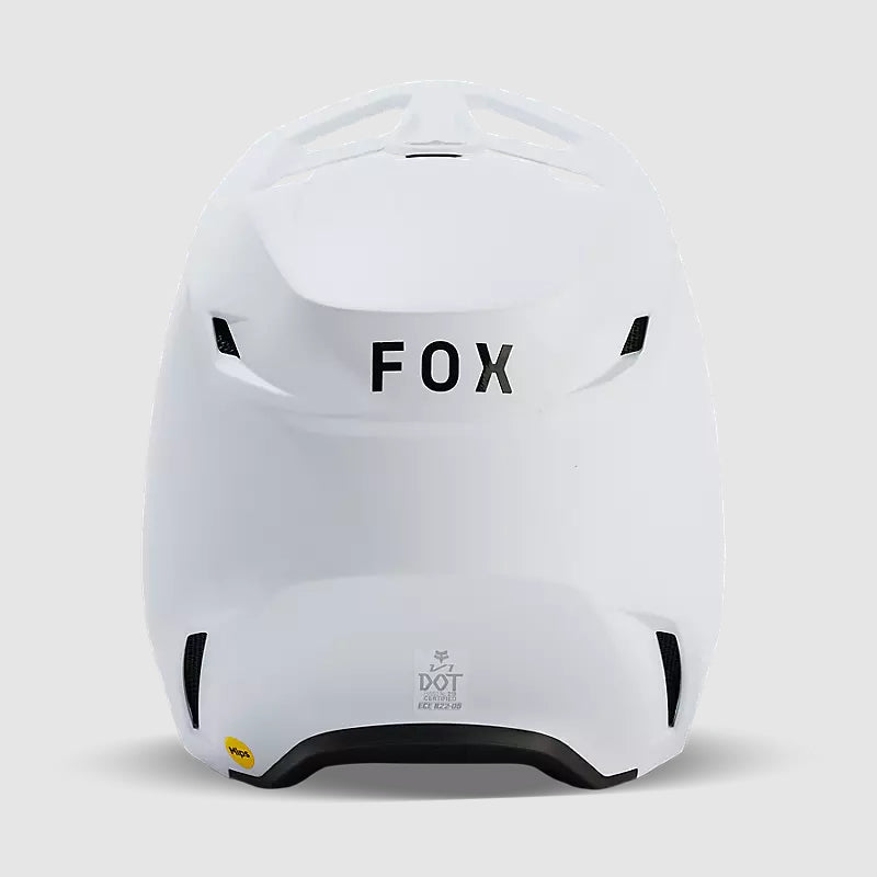 Casco Moto V1 Solid Blanco Fox