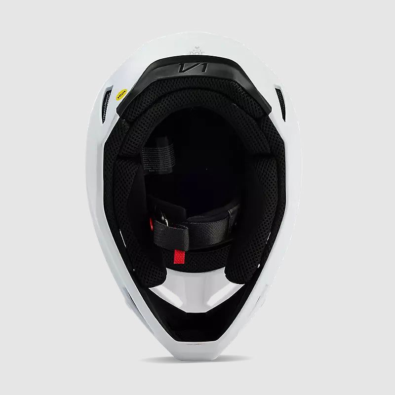 Casco Moto V1 Solid Blanco Fox