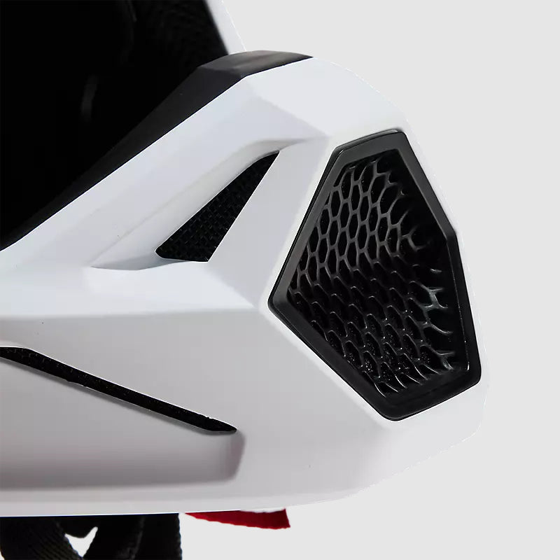Casco Moto V1 Solid Blanco Fox