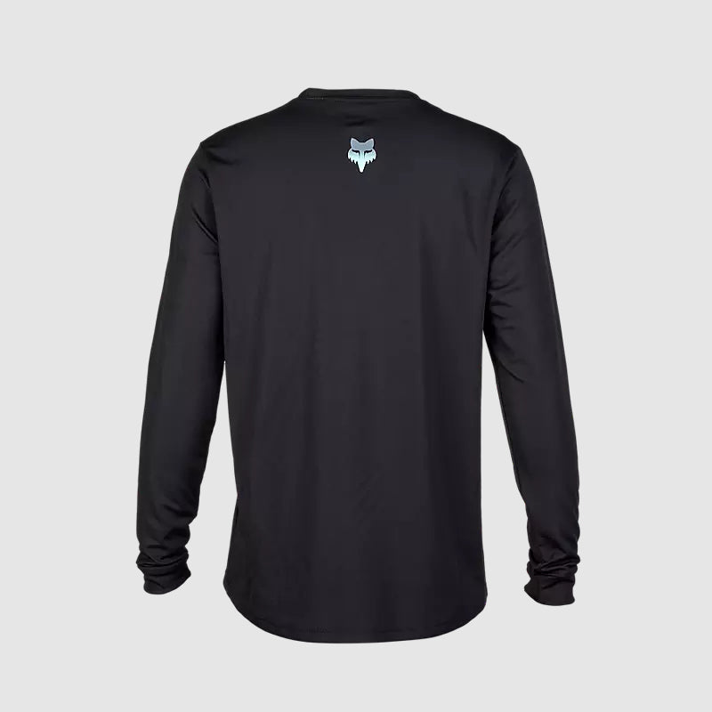 Polera Bicicleta Niño Ranger Race Manga Larga Negro Fox polera bicicleta fox mtb