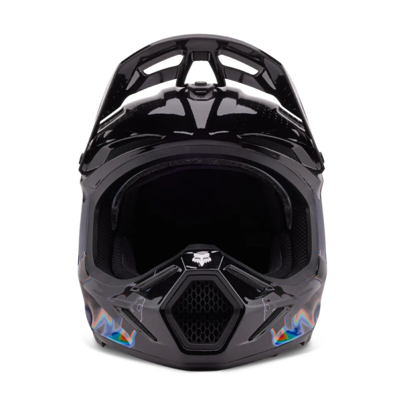 Casco Moto V3 RS Scans Edición Limitada Blanco/Negro Fox