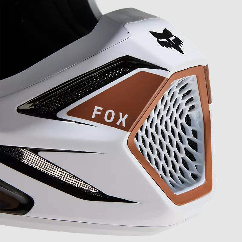 Casco Moto V3 RS Optical Negro/Cafe Fox