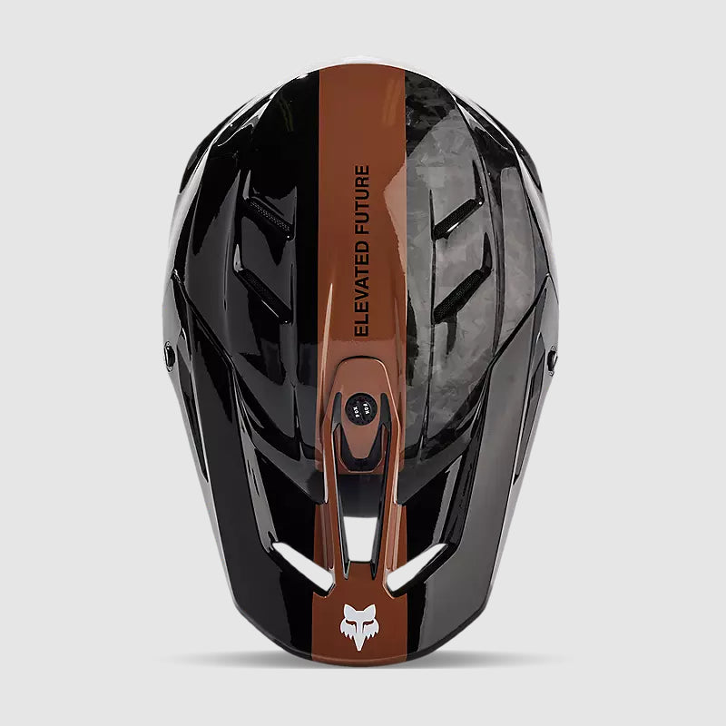 Casco Moto V3 RS Optical Negro/Cafe Fox