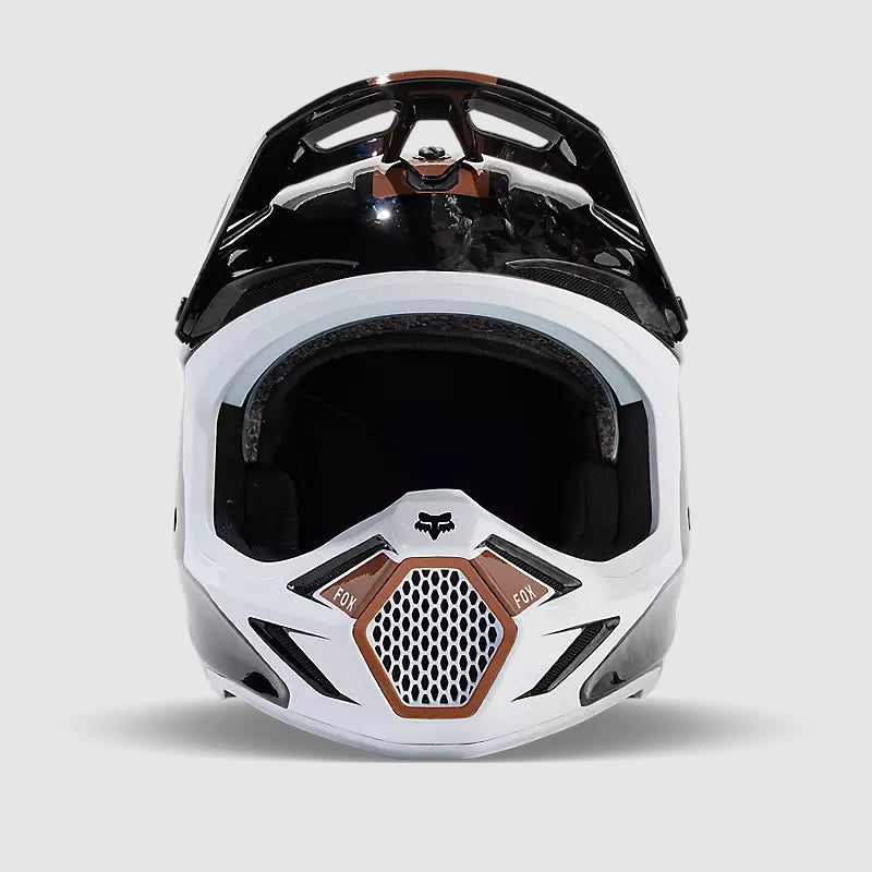 Casco Moto V3 RS Optical Negro/Cafe Fox