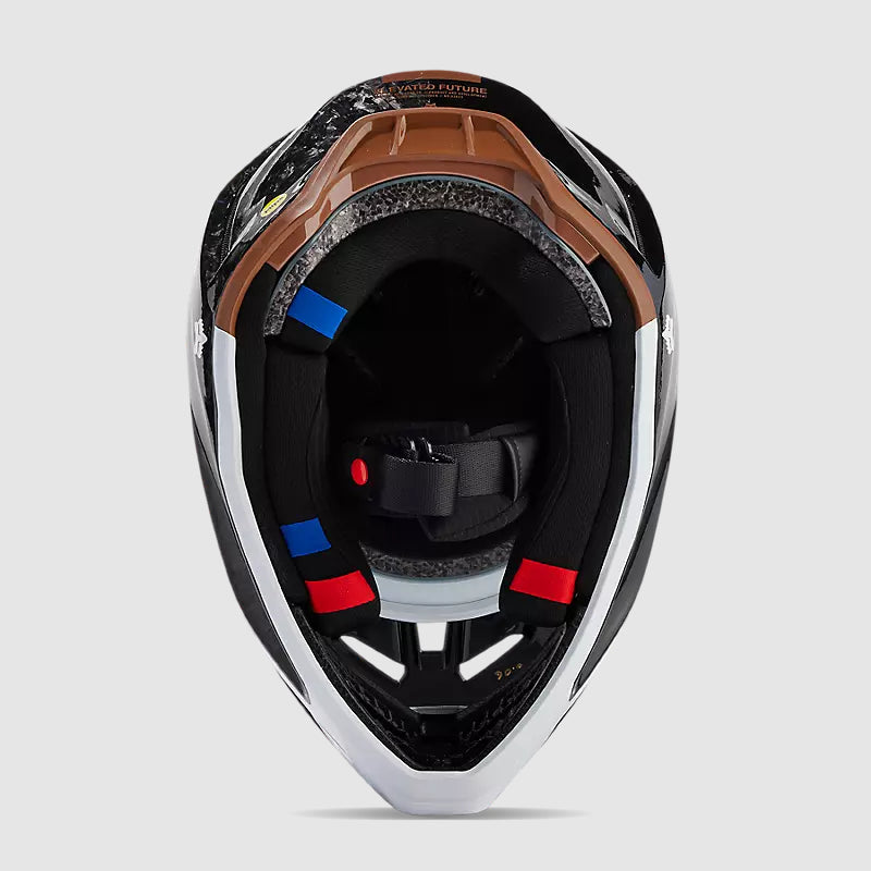 Casco Moto V3 RS Optical Negro/Cafe Fox