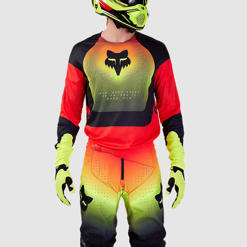 Polera Moto 360 Revise Rojo/Amarillo Fox