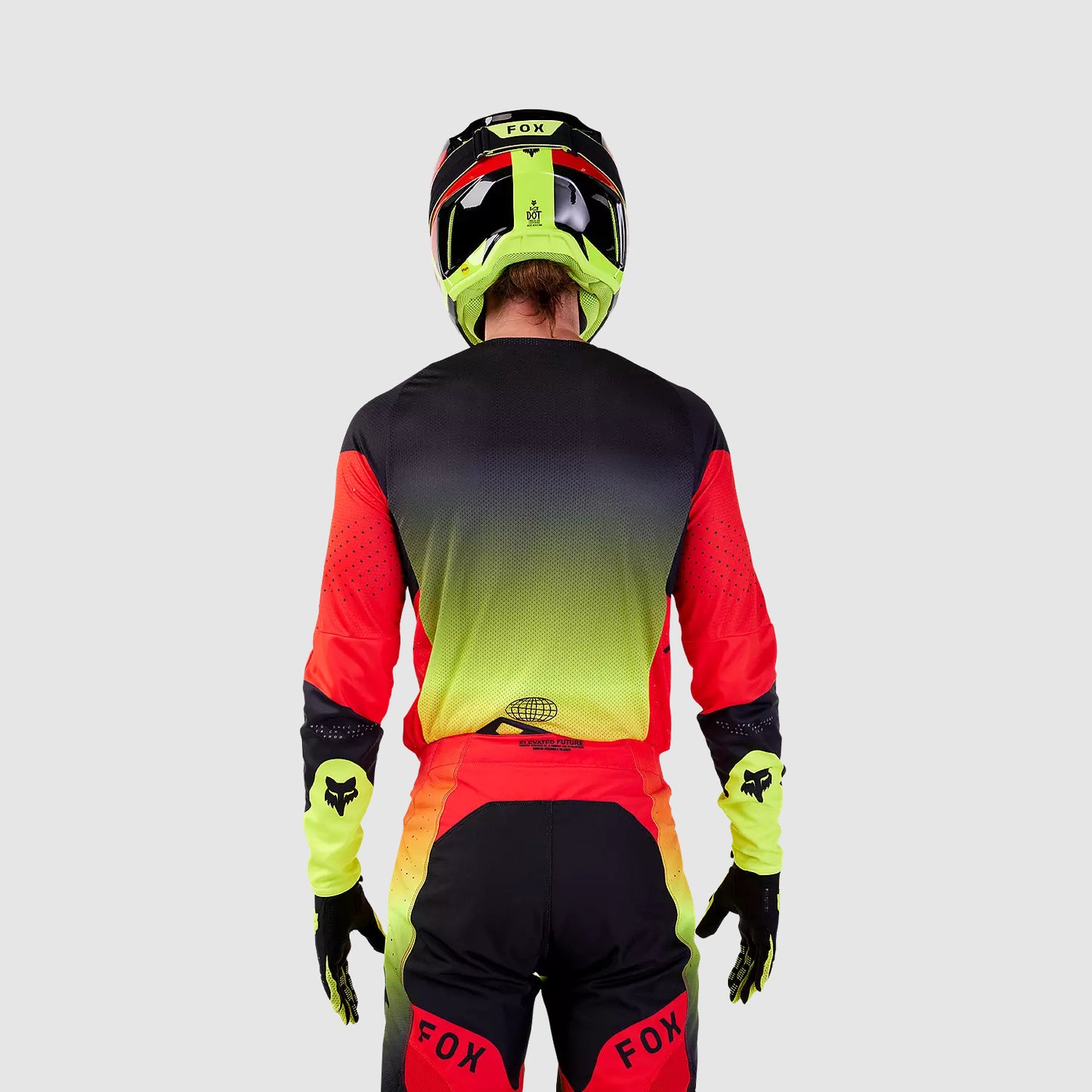 Polera Moto 360 Revise Rojo/Amarillo Fox