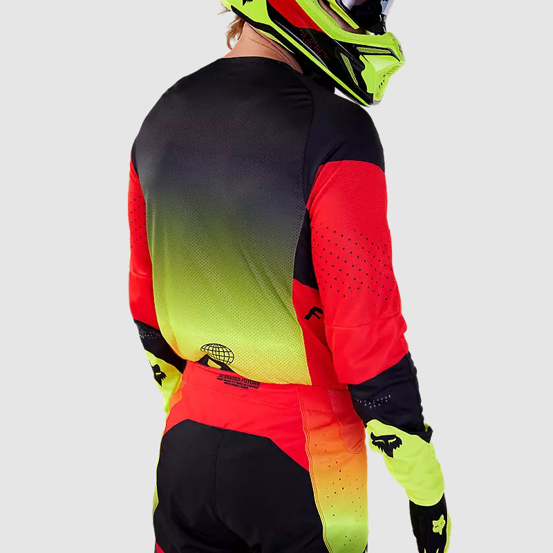 Polera Moto 360 Revise Rojo/Amarillo Fox