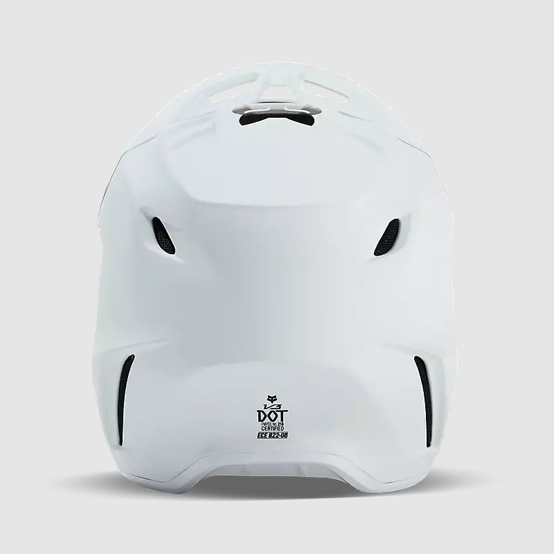 Casco Moto V3 Solid Blanco Matte Fox