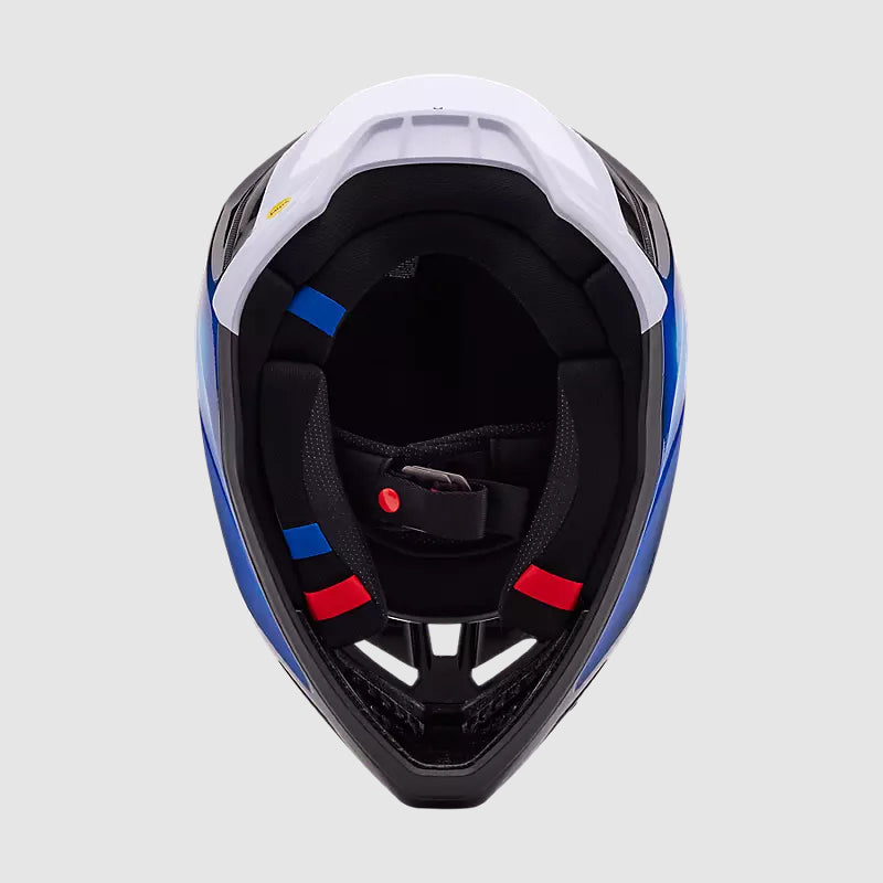 Casco Moto V3 Volatile Azul/Negro Fox | Casco Moto Fox casco fox racing motocross mtb