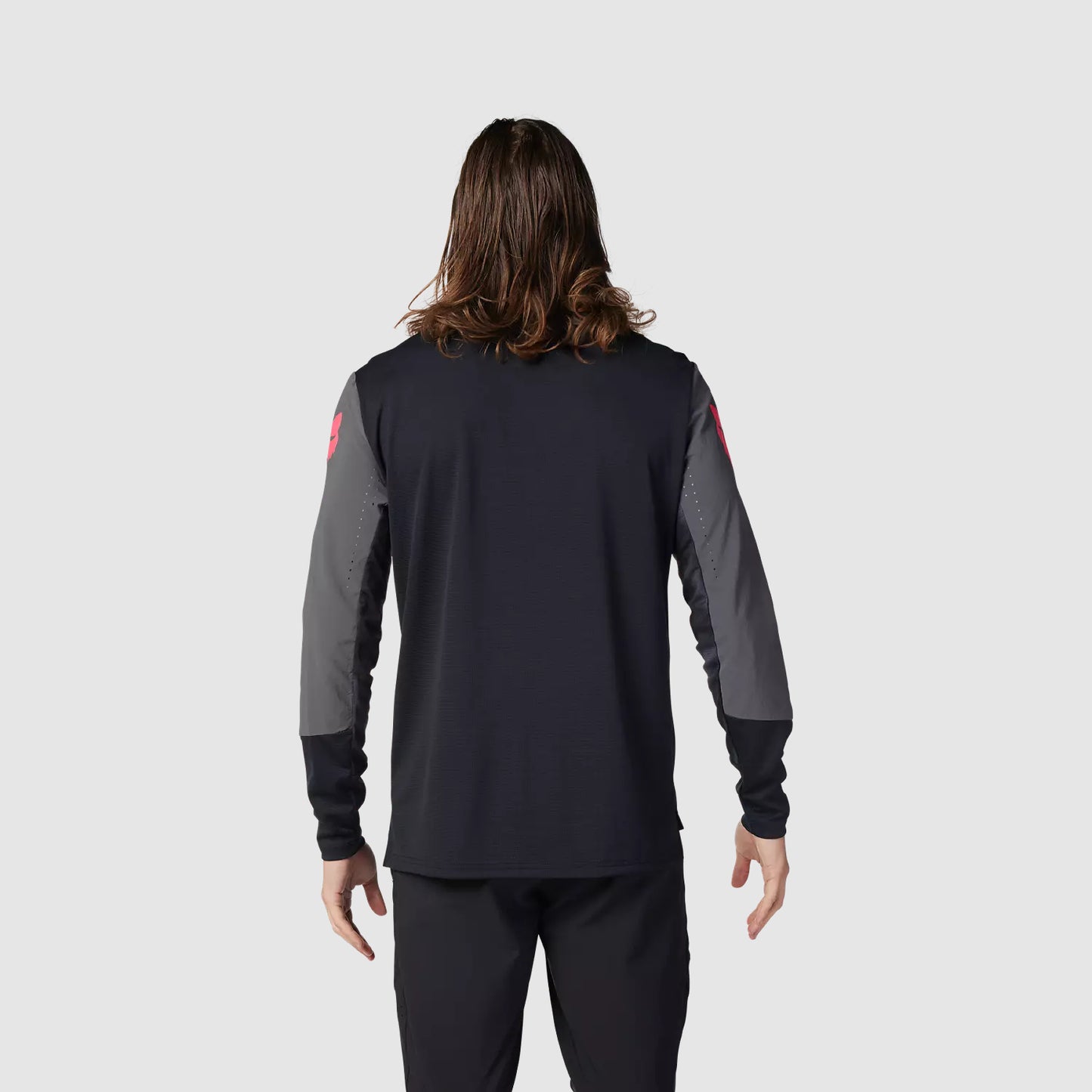 Polera Bicicleta Defend Taunt Manga Larga Negro Fox polera bicicleta fox mtb