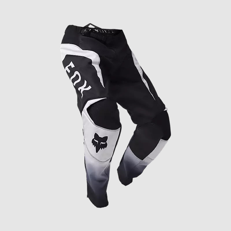 Pantalon Fox Moto 180 Lean para Moto Negro/Blanco