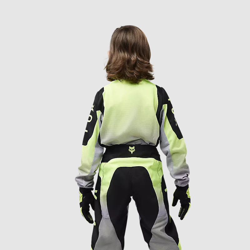 Polera Moto Niño 180 Lean Amarillo Fox polera moto fox motocross