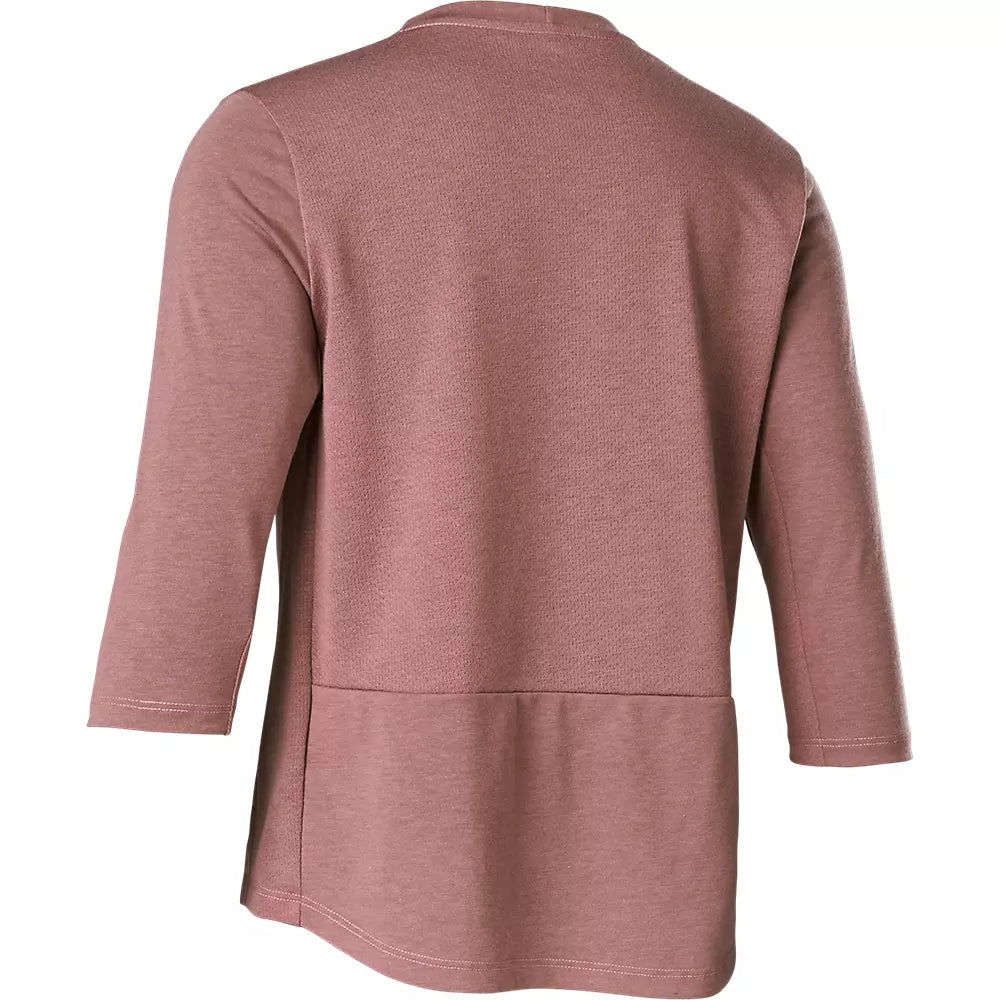 Polera Bicicleta Niño Ranger Drirelease® Manga 3/4 Morado Fox polera bicicleta fox mtb