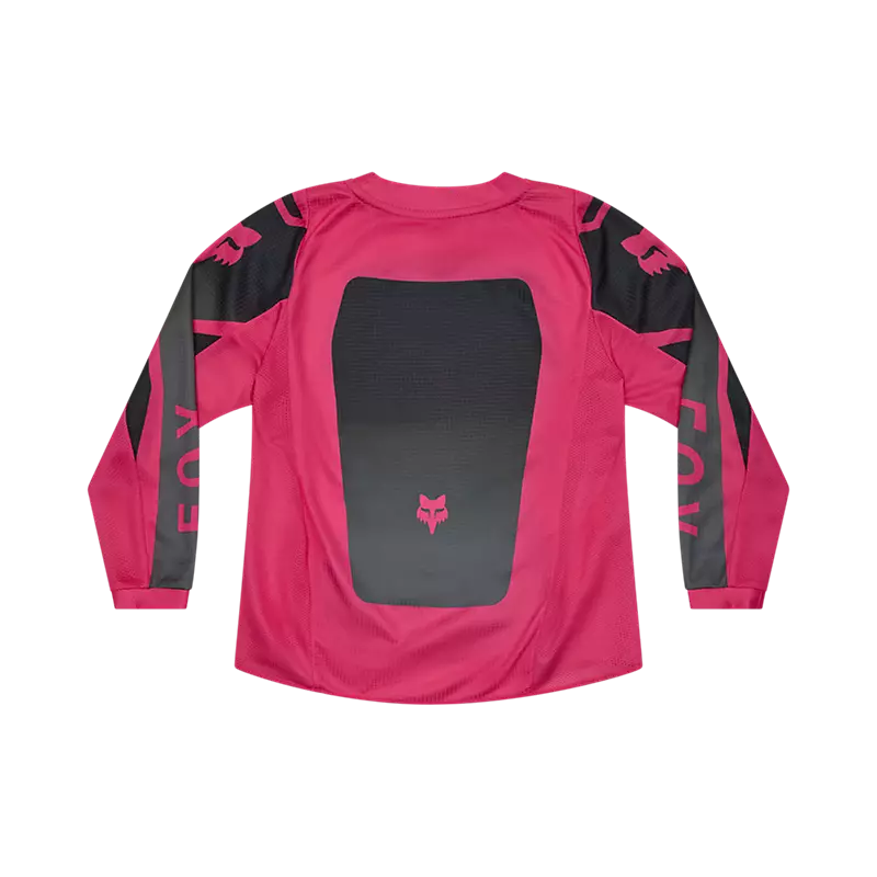 Polera Moto Niño 180 Shield Negro/Rosado Fox polera moto fox motocross