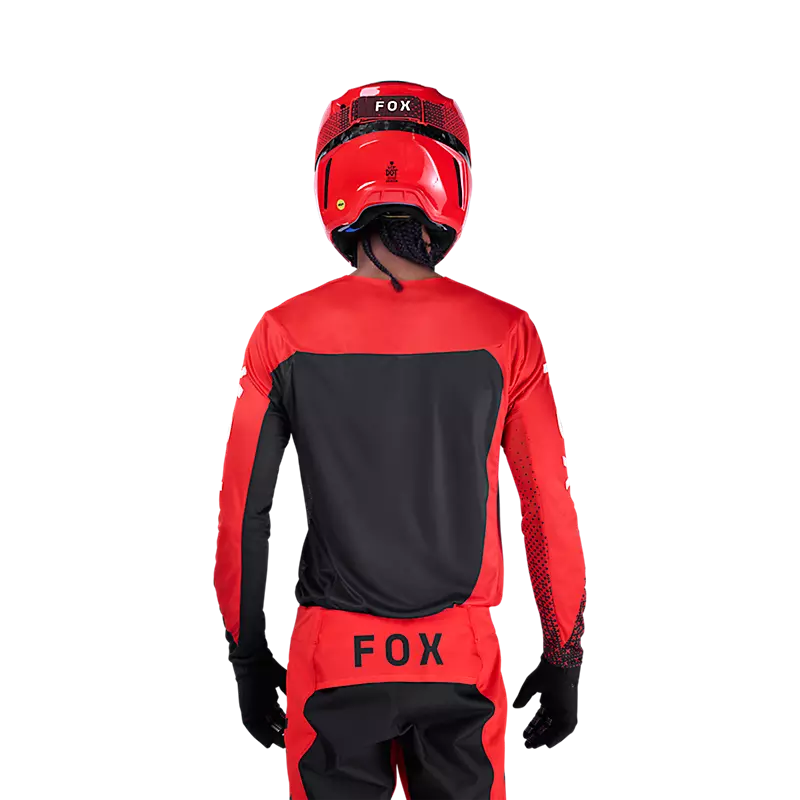 Polera Moto Flexair Fracture Rojo Fox polera moto fox motocross