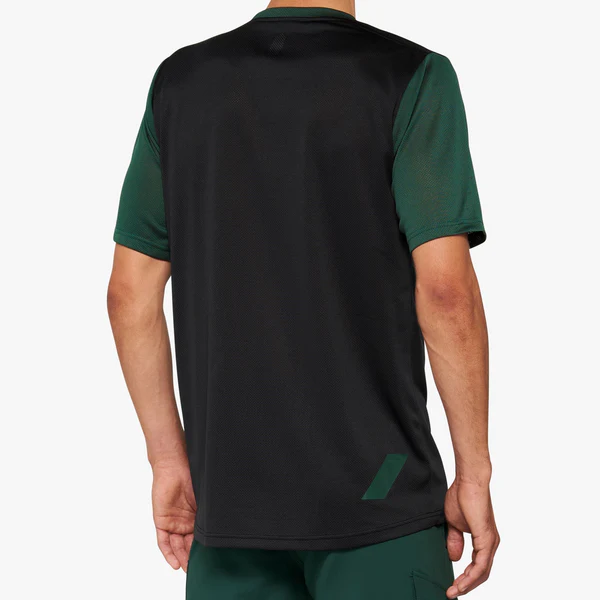 Jersey Ridecamp Black/Forest manga corta