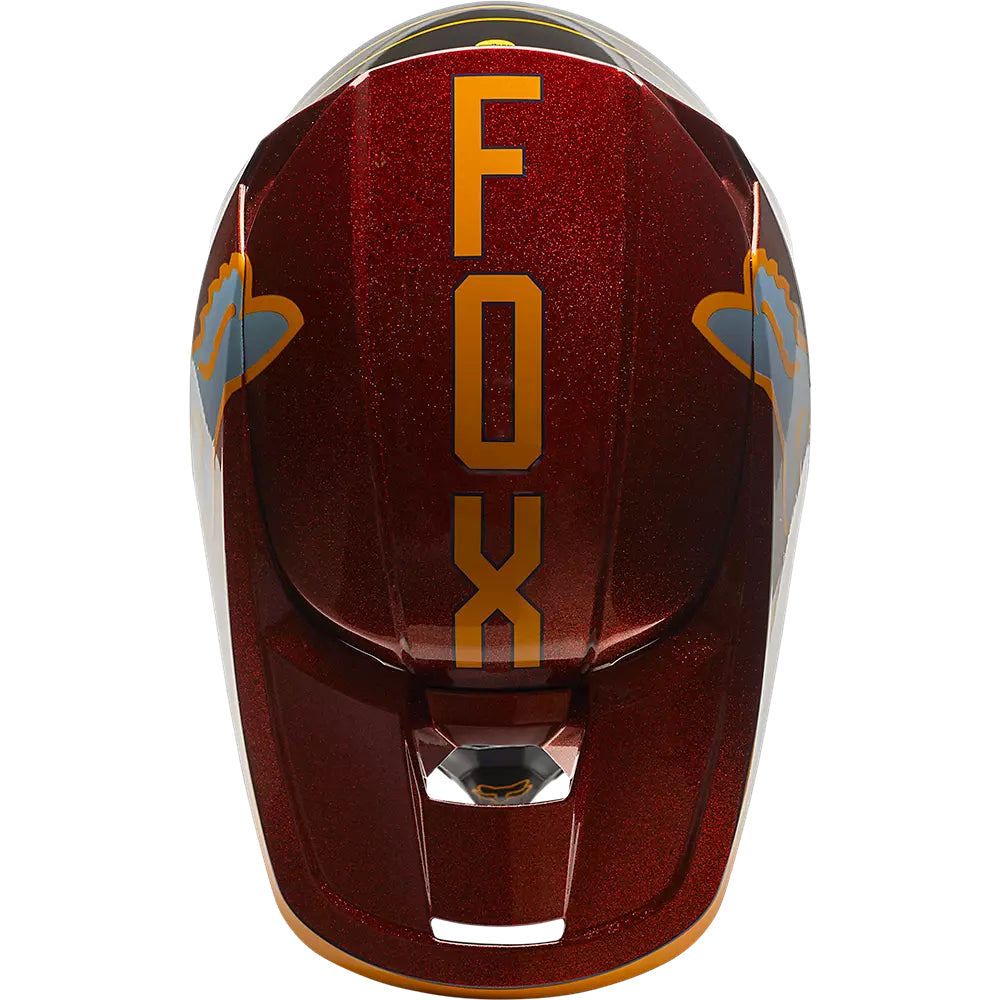 Casco Moto Niño V1 CNTRO Naranjo Fox | Casco Moto Fox casco fox racing motocross mtb