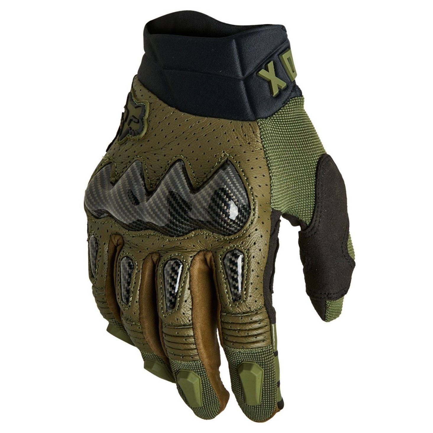 Guantes Bicicleta Bomber Verde Fox