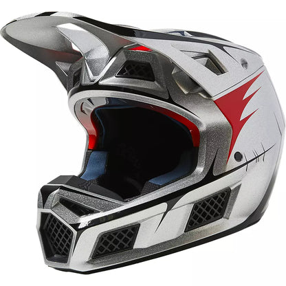 Casco Moto V3 RS Skars Plata Fox | Casco Moto Fox casco fox racing motocross mtb