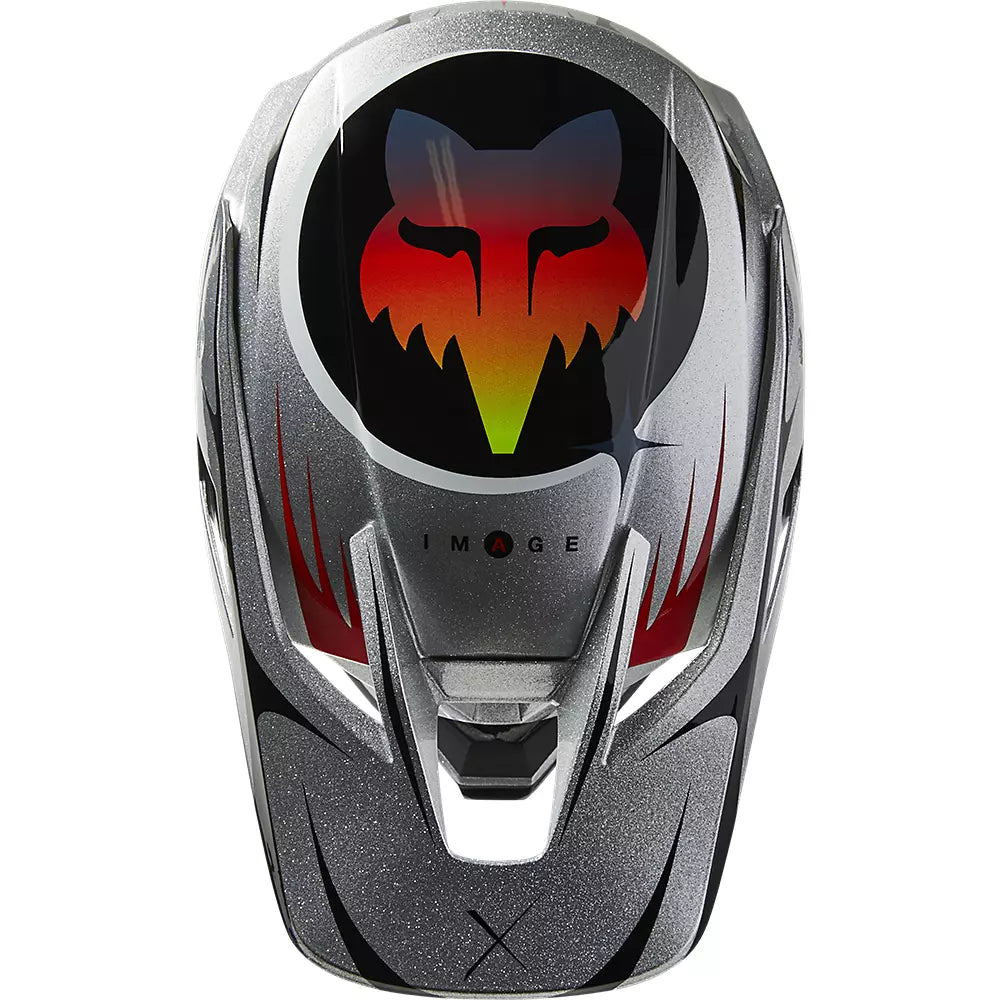 Casco Moto V3 RS Skars Plata Fox | Casco Moto Fox casco fox racing motocross mtb