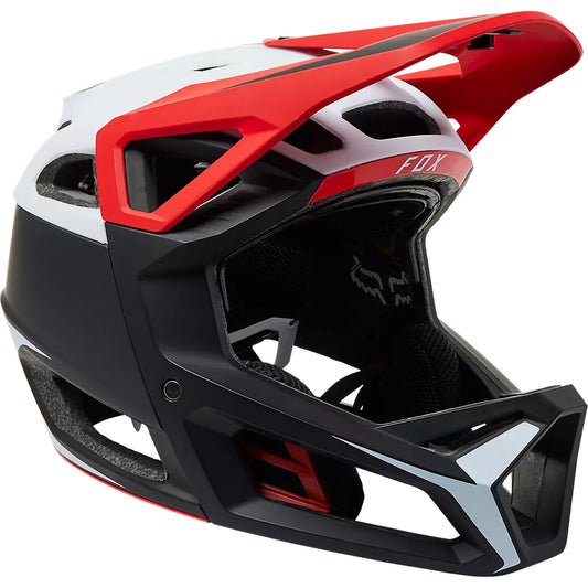 Casco Bicicleta Proframe RS SUMYT Negro/Rojo/Blanco Fox | Casco MTB Fox casco fox racing motocross mtb