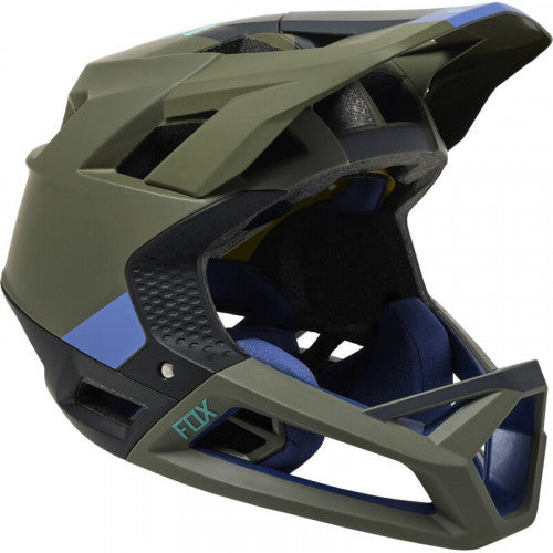 Casco Bicicleta Proframe Blocked Verde Fox | Casco MTB Fox casco fox racing motocross mtb