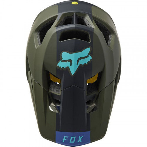 Casco Bicicleta Proframe Blocked Verde Fox | Casco MTB Fox casco fox racing motocross mtb
