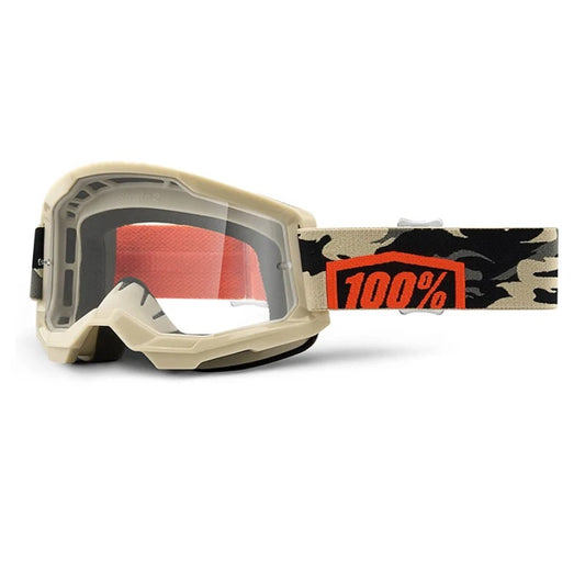 STRATA 2 Goggle Kombat 100% - Clear Lens