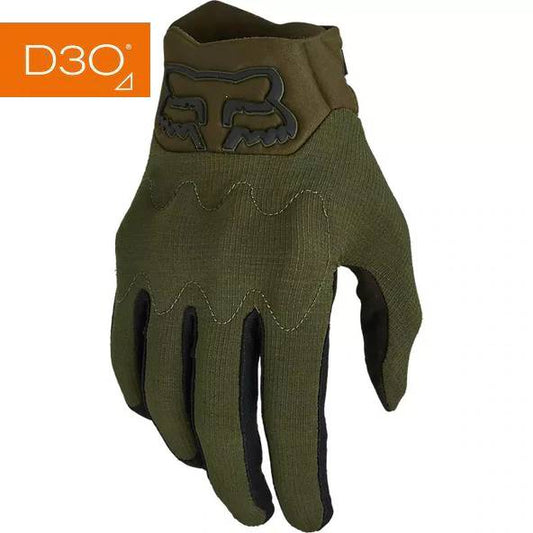 Guantes Moto Bomber LTCE Verde Fox