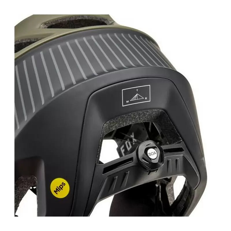 Casco Bicicleta Proframe RS Mash Verde Oliva Fox | Casco MTB Fox casco fox racing motocross mtb