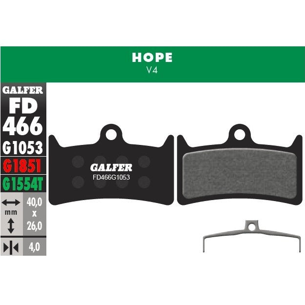 Galfer Pastillas Hope V4 (Pro)