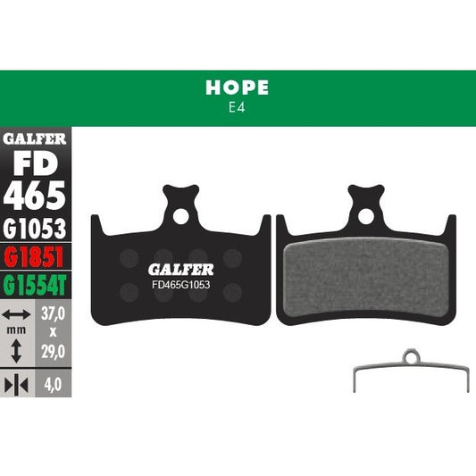 Galfer Pastillas Hope E4 (Standard)