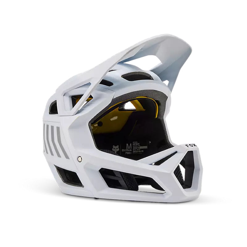 Casco Bicicleta Niño Proframe Blanco Fox | Casco MTB Fox casco fox racing motocross mtb