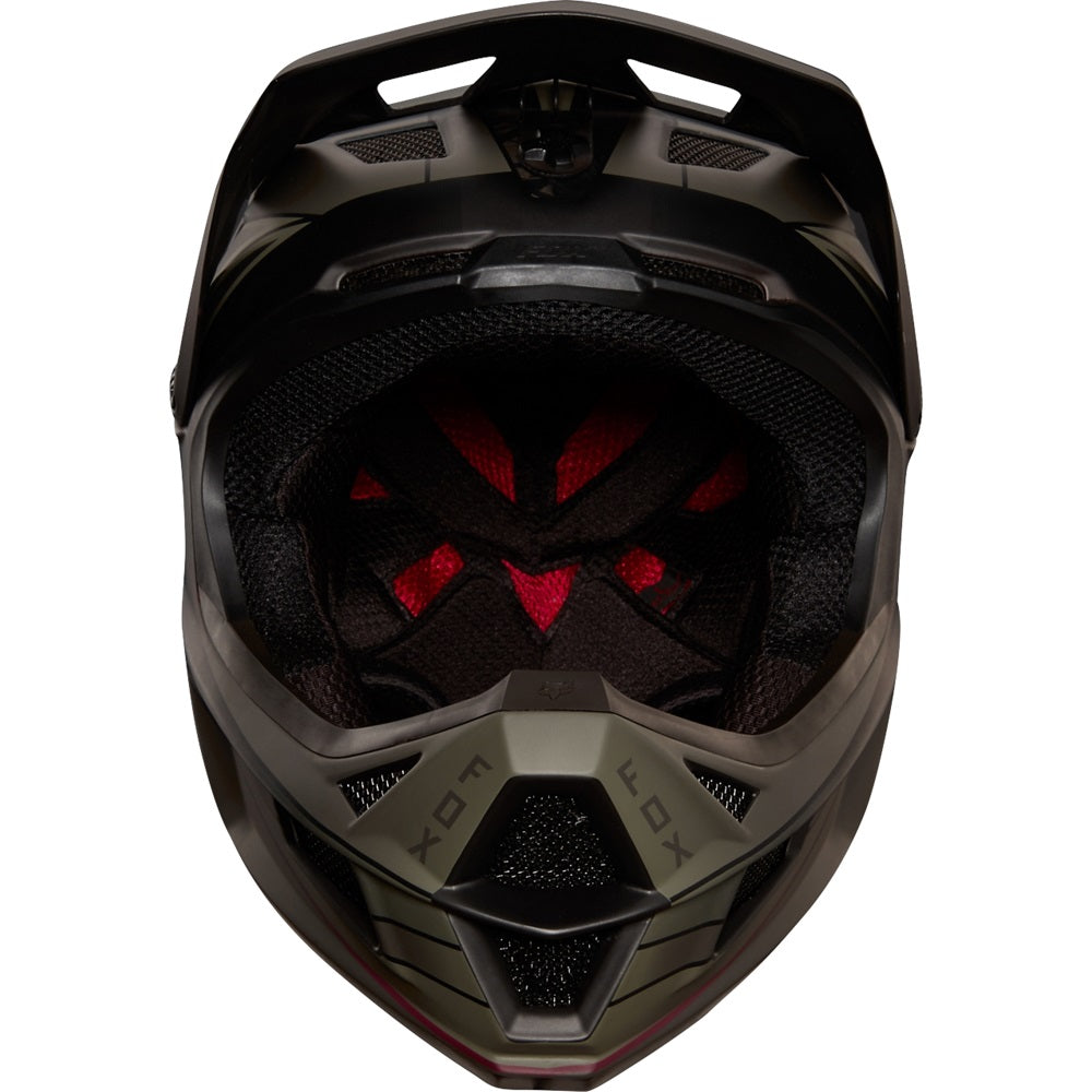 Casco Bicicleta Rampage Pro Carbon Kustom Negro Fox | Casco MTB Fox casco fox racing motocross mtb