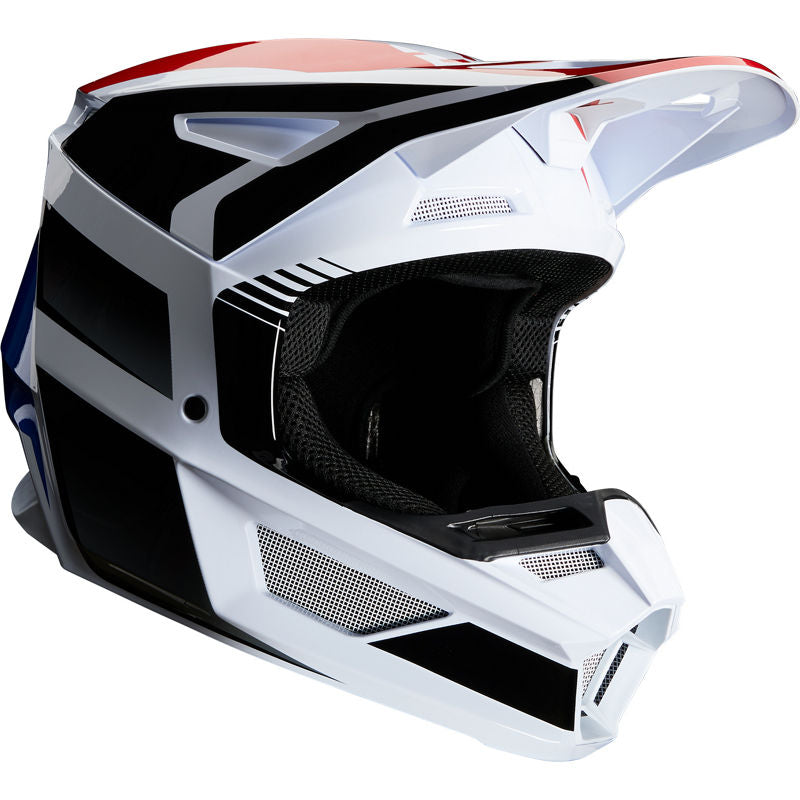 Casco Moto Niño V2 Hayl Azul/Rojo Fox | Casco Moto Fox casco fox racing motocross mtb